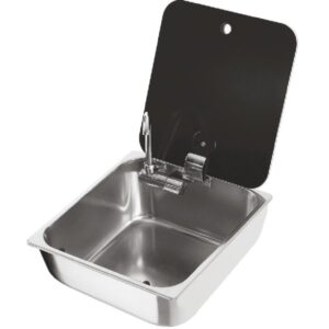 CAN RETRANGULAR SINK WITH GLASS LID Lid LR1760