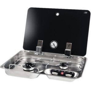 CAN 2 BURNER LPG HOB FC1346-E 