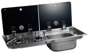 CAN FL1922 Slimline Sink/Hob Combination- Sink on the right